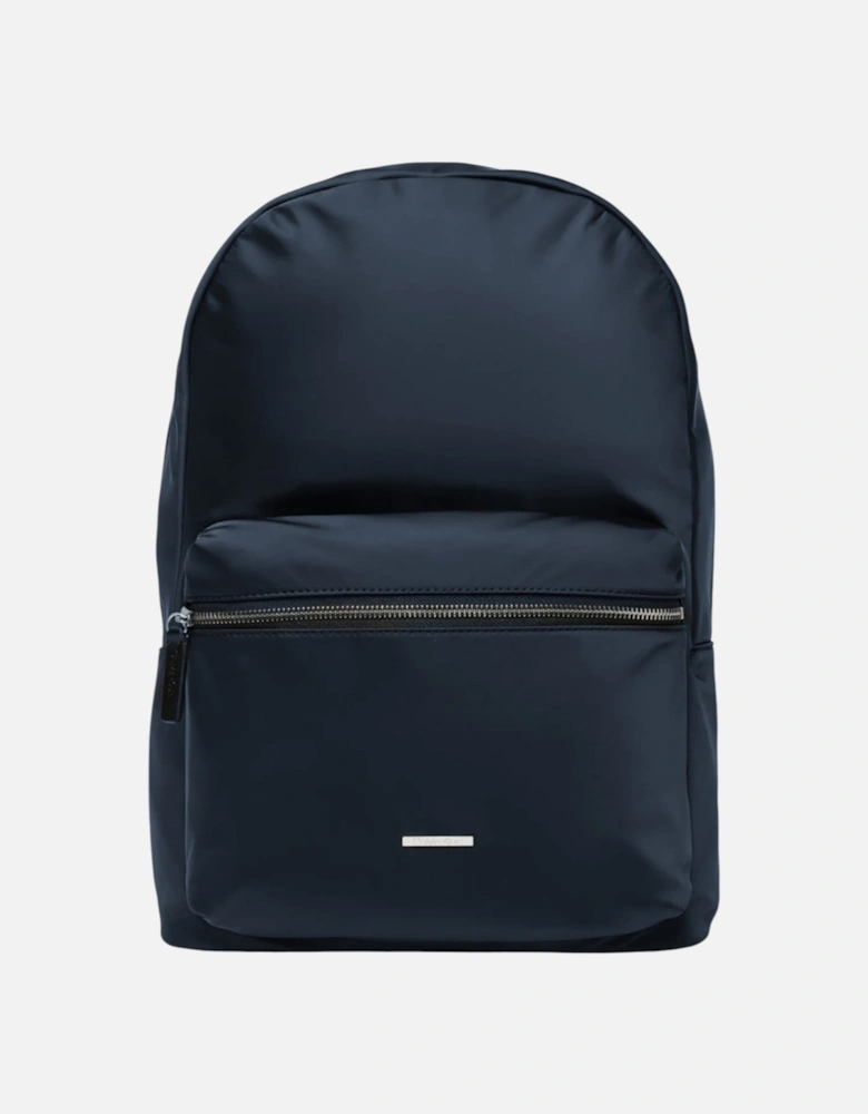 Polyester Rucksack with Zip Fastening and Multiple Pockets