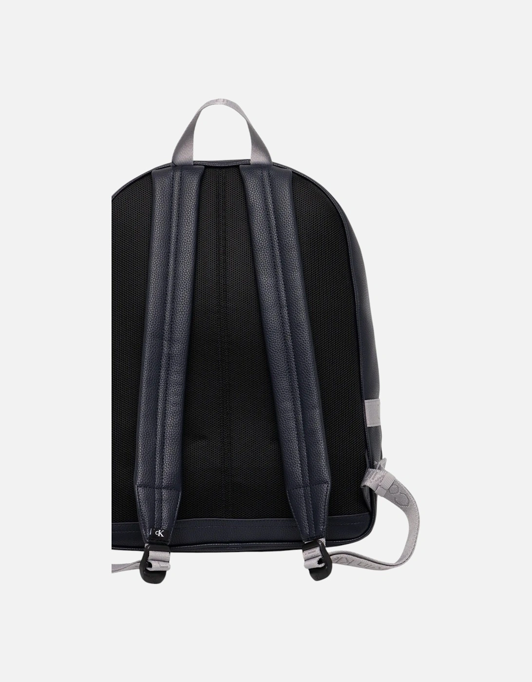 Polyurethane Rucksack with Zip and Multiple Pockets