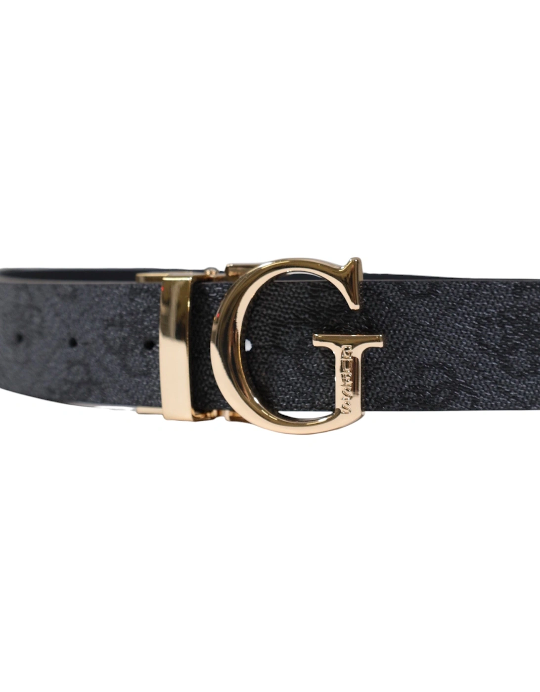 Printed Buckle Belt with Bow Detail