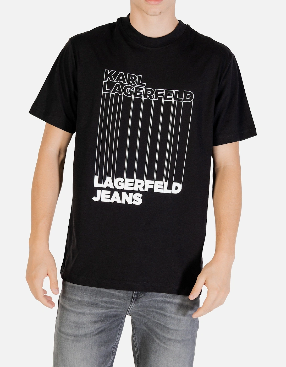 Printed Short Sleeve Round Neck T-Shirt, 4 of 3