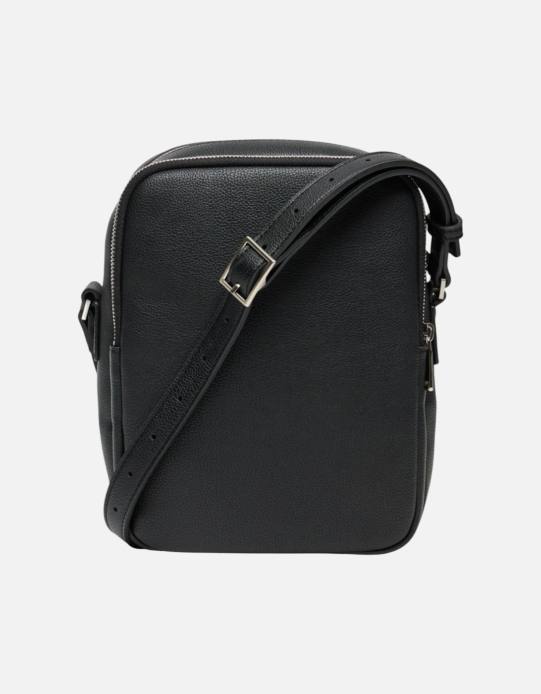 Clip Fastening Shoulder Bag with Multiple Pockets