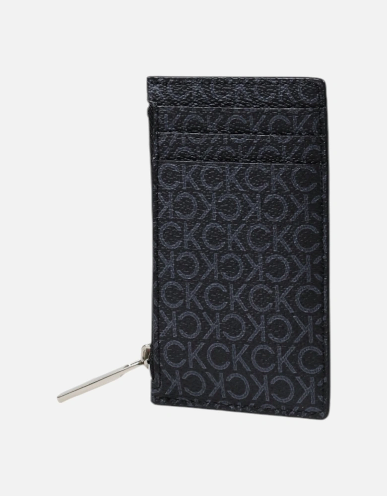 Printed Zip Wallet with Inside Compartments