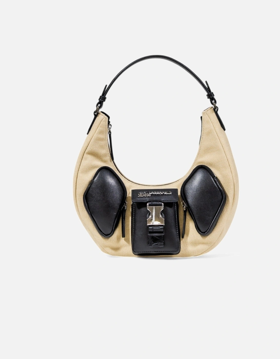 Handbag with Zip and Multiple Pockets, 4 of 3