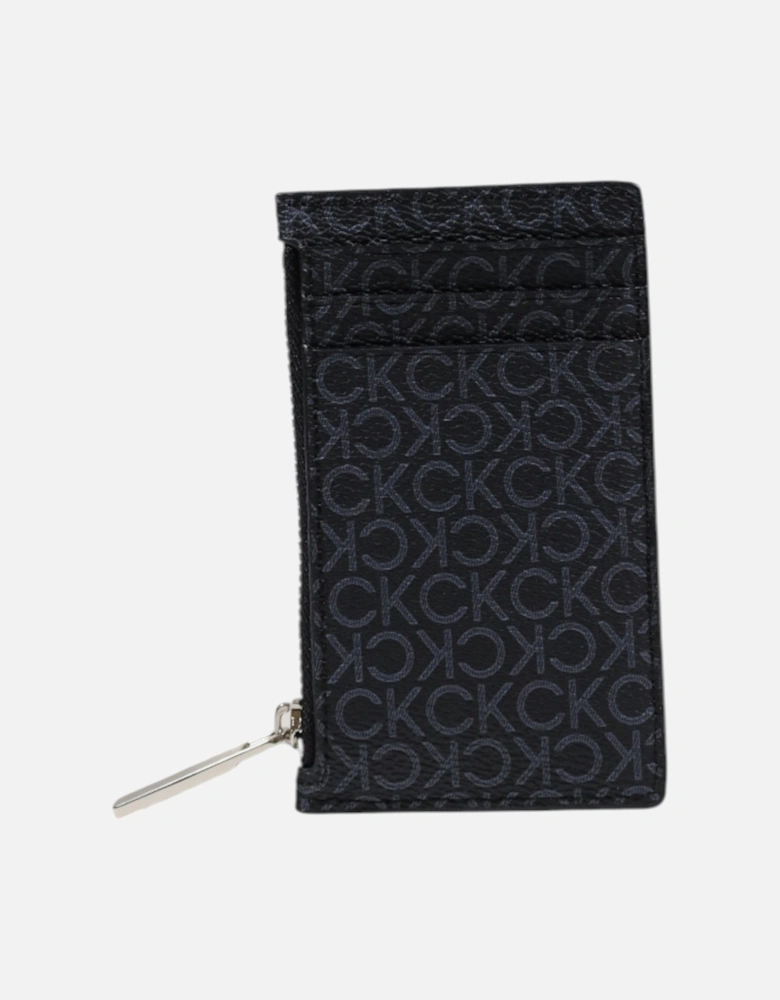 Printed Zip Wallet with Inside Compartments