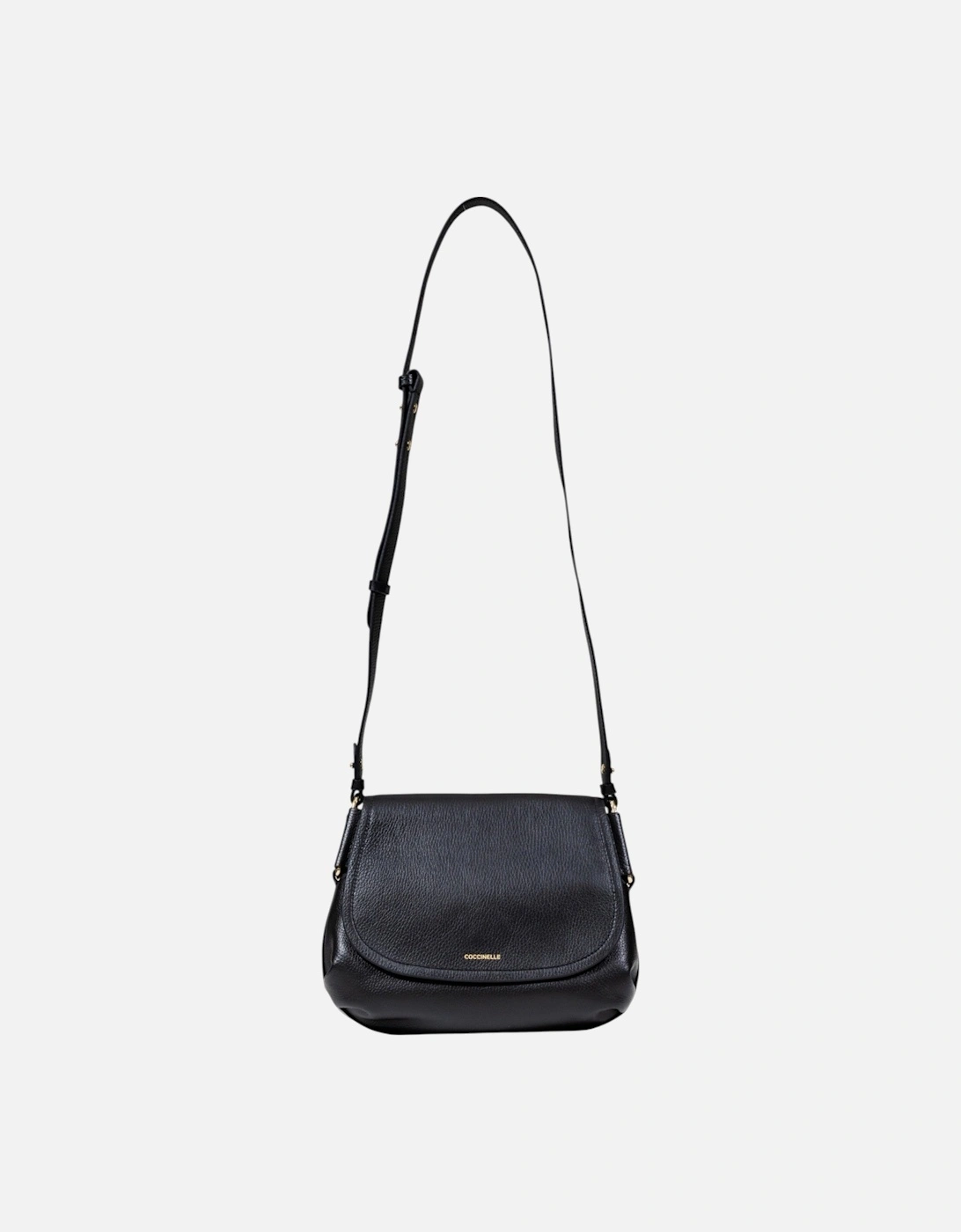 Leather Shoulder Bag with Button Closure, 4 of 3