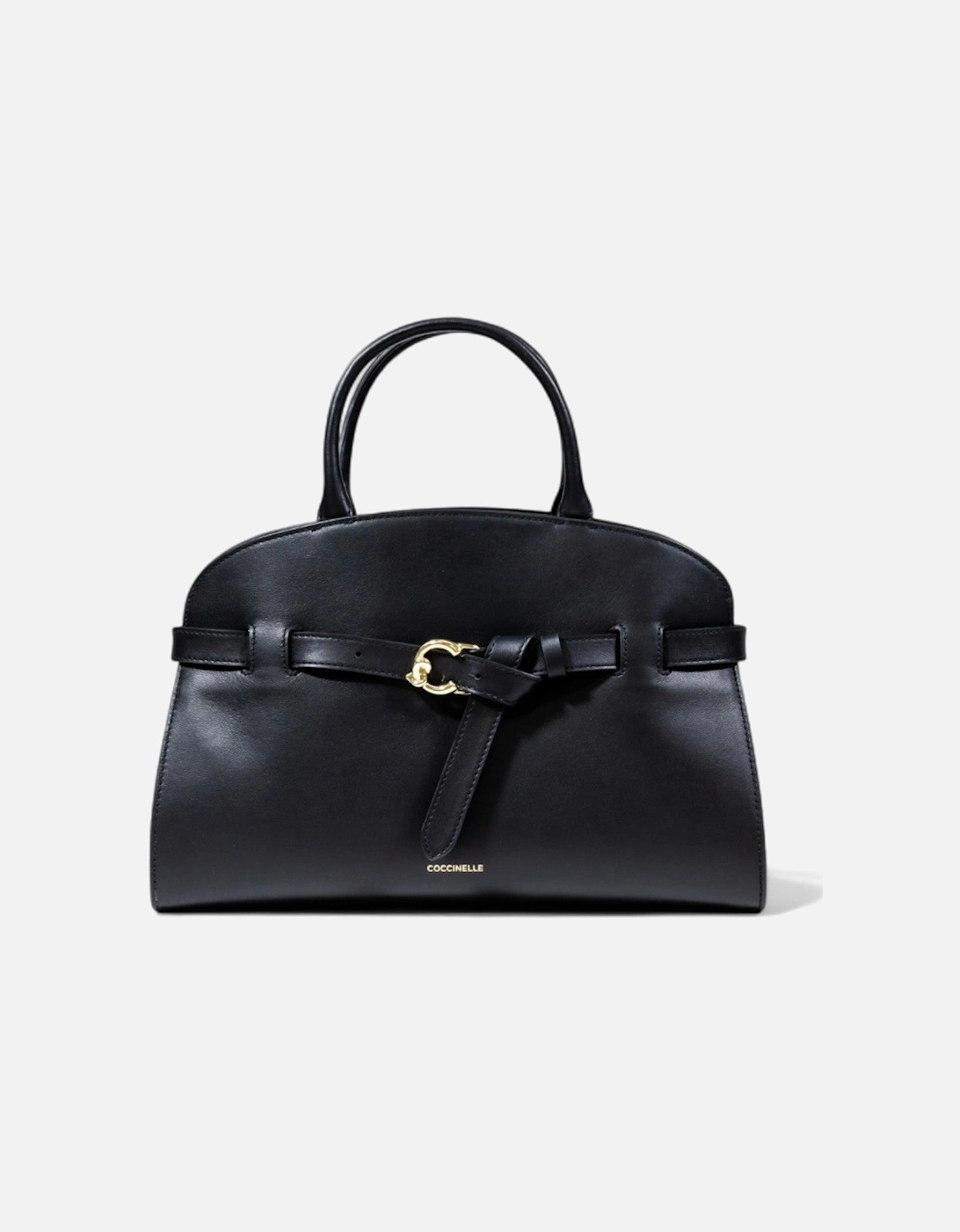 Leather Handbag with Zip and Shoulder Strap, 4 of 3