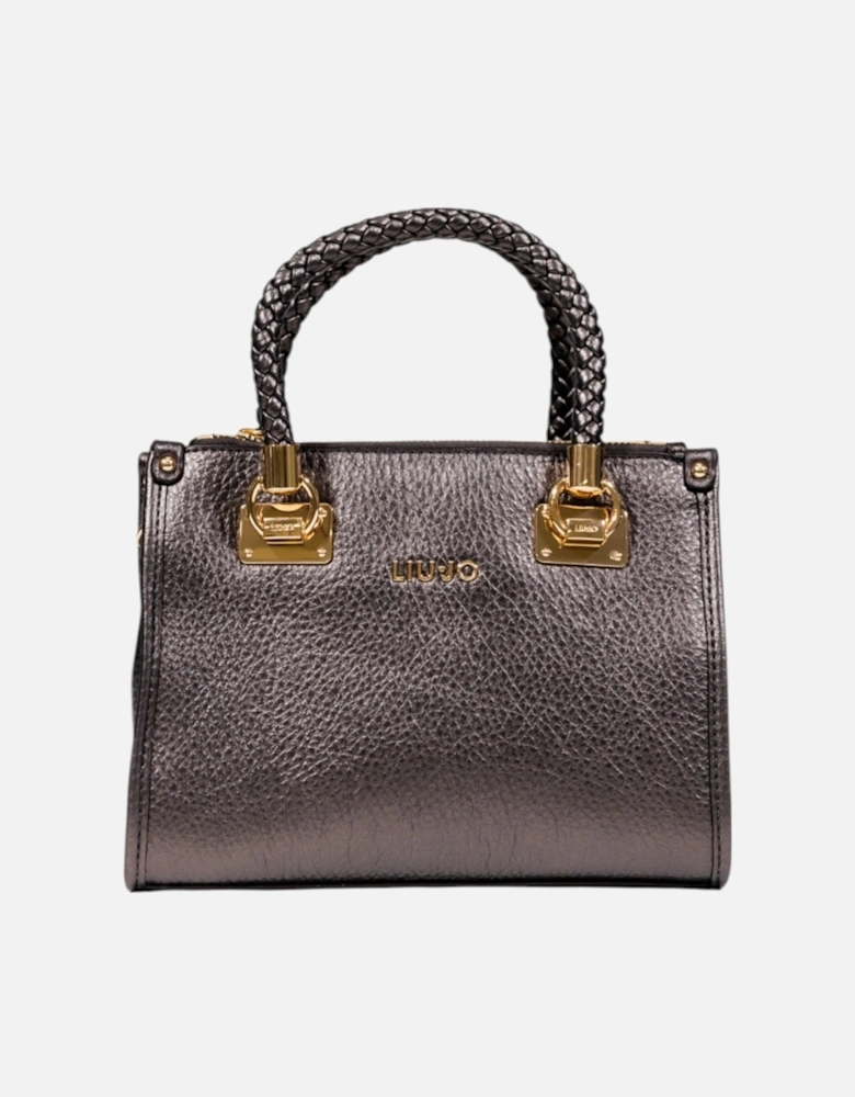 Handbag with Shoulder Strap and Zip Fastening