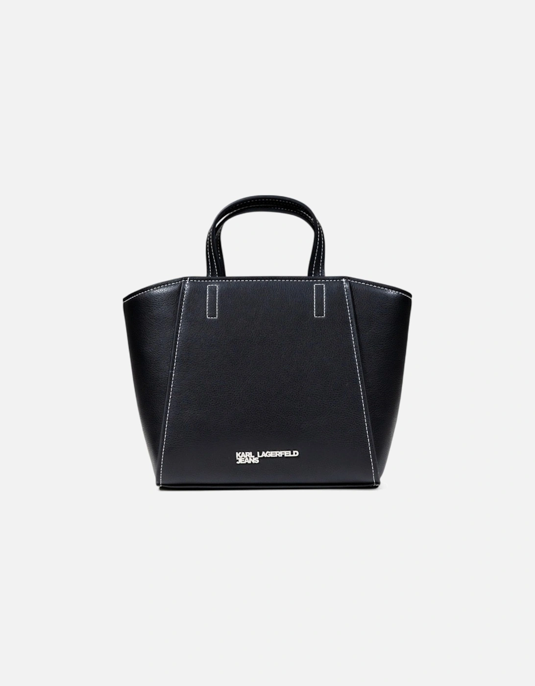 Faux Leather Handbag with Zip and Inside Pockets, 4 of 3