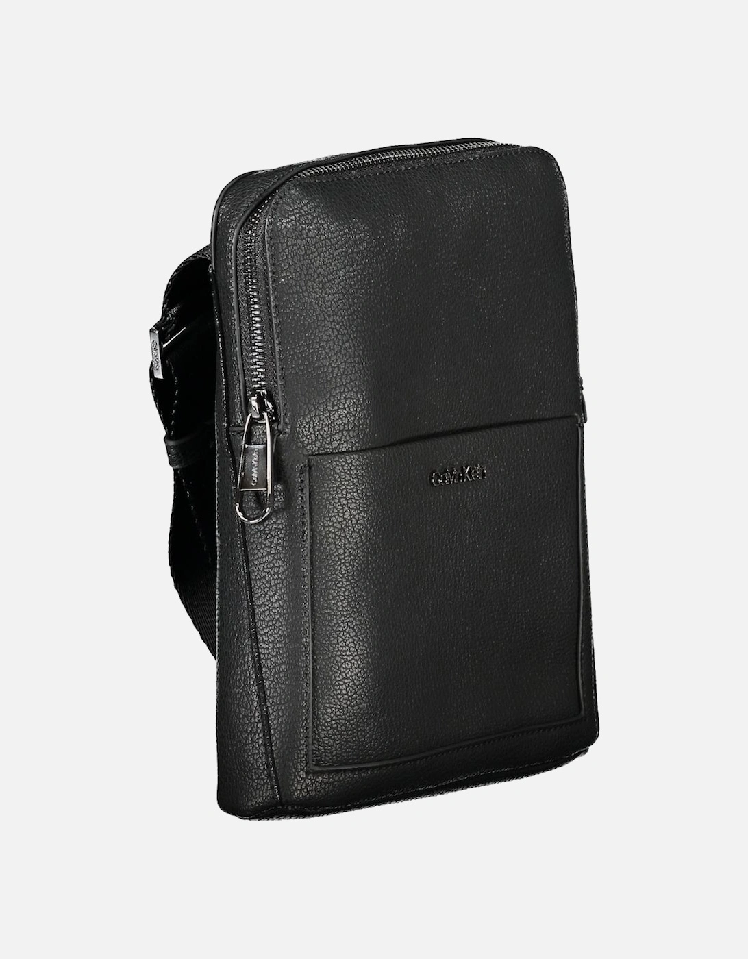 Saffiano Leather Flap Crossbody Bag for Men