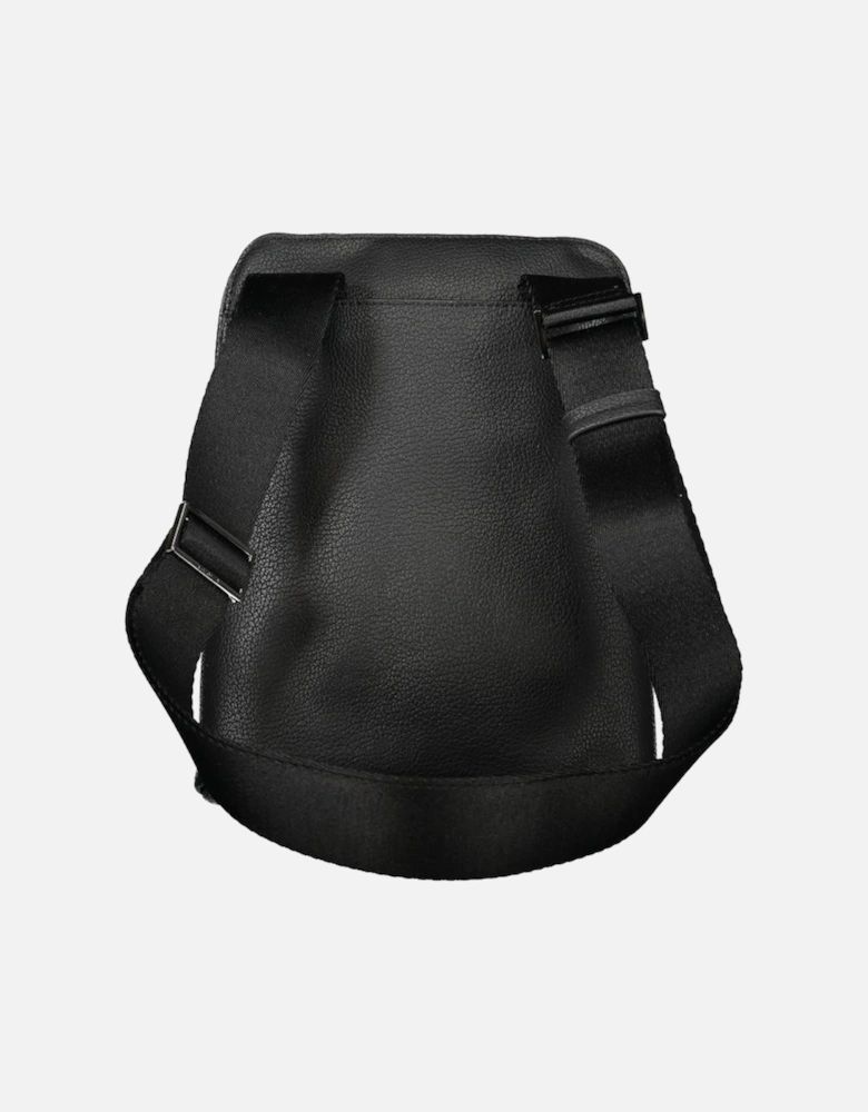 Saffiano Leather Flap Crossbody Bag for Men