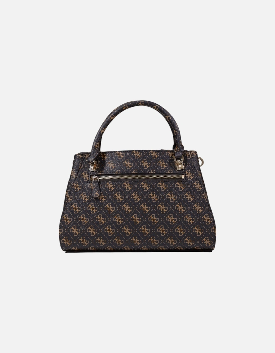 Handbag with Shoulder Strap and Print Detailing
