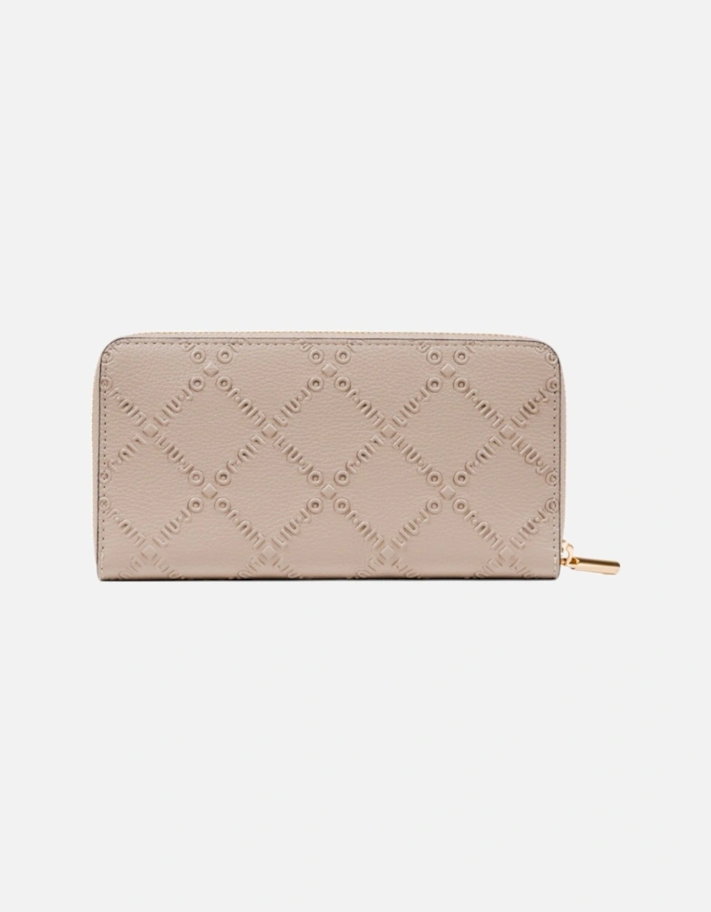 Zip-Around Wallet with Multiple Inside Compartments