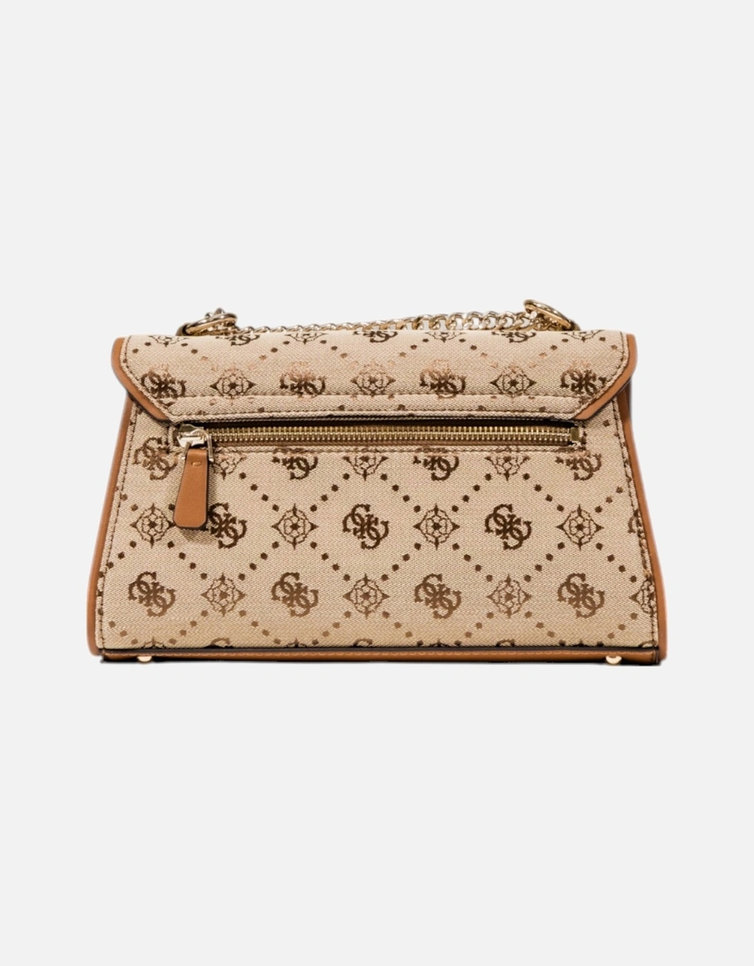 Printed Shoulder Bag with Automatic Fastening