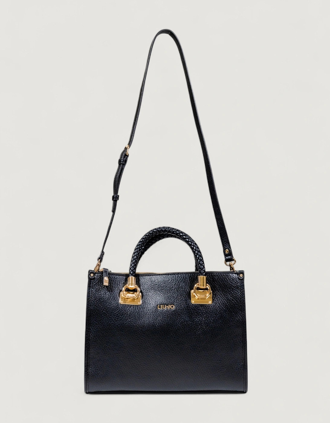 Handbag with Shoulder Strap and Zip Fastening, 4 of 3