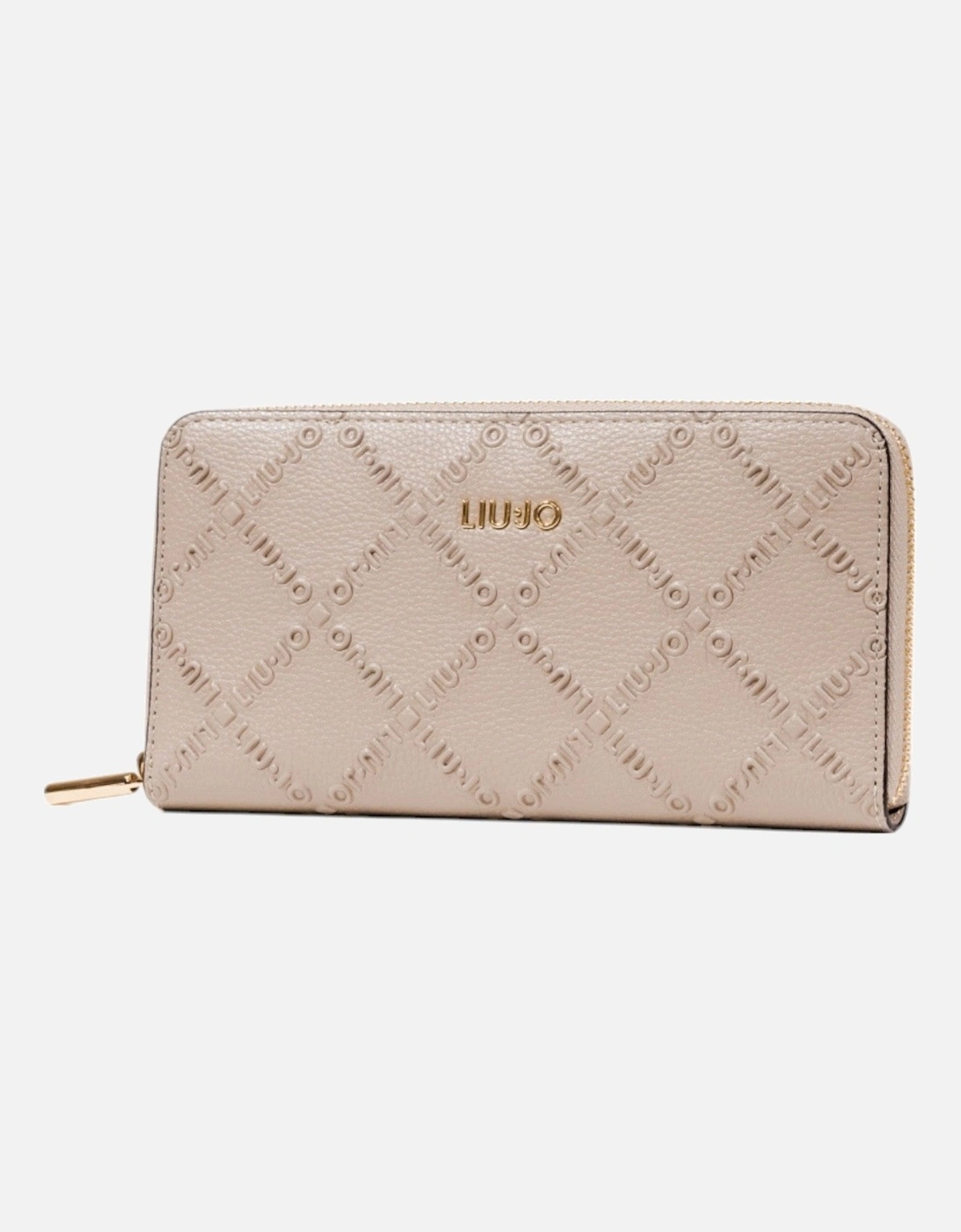 Zip-Around Wallet with Multiple Inside Compartments