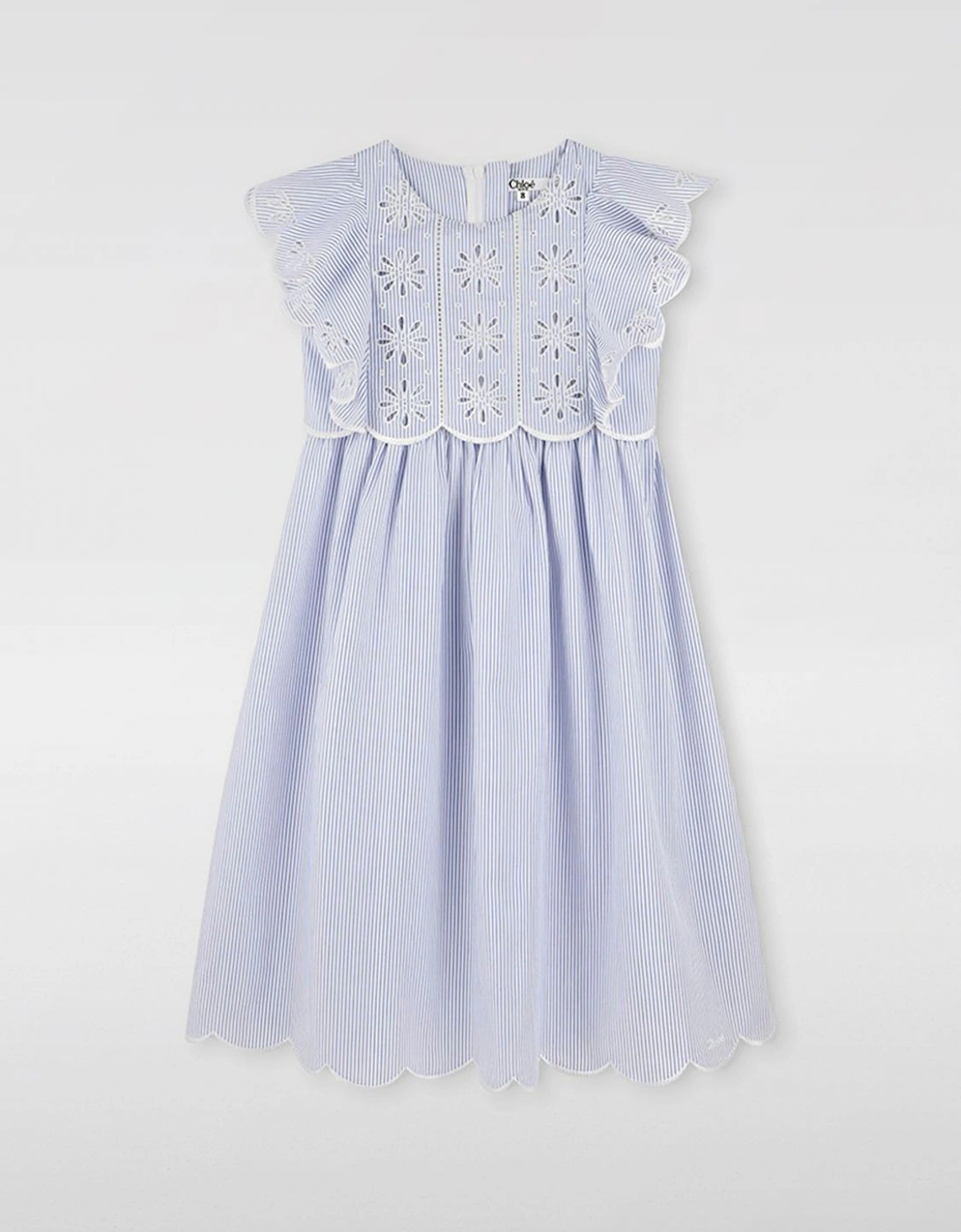 Eyelet Embroidered Scalloped Dress, 4 of 3