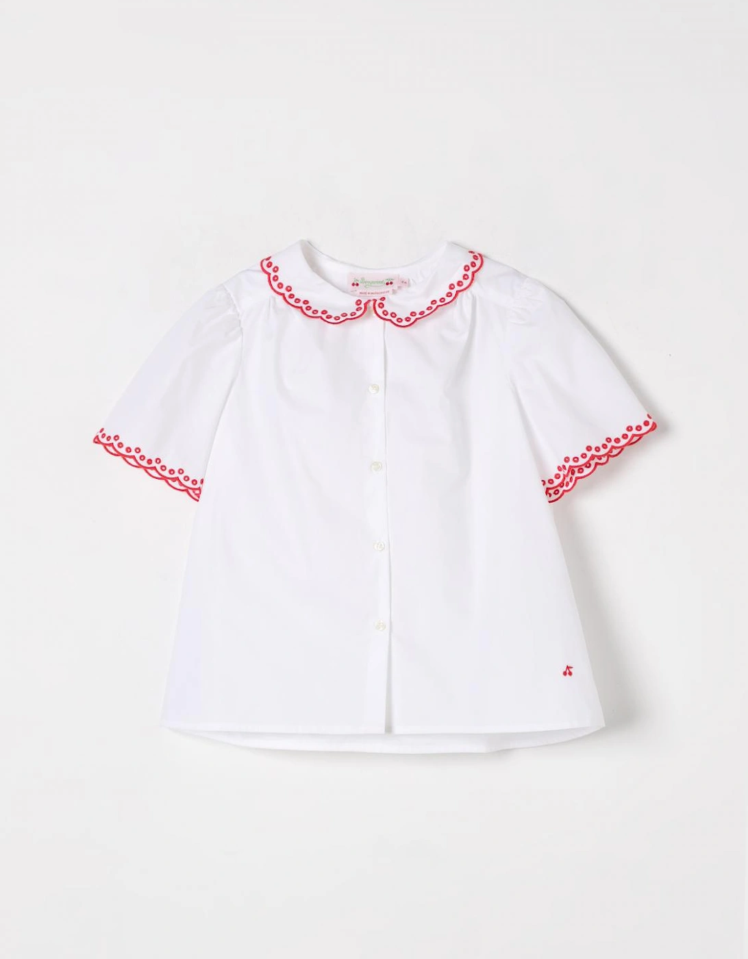 Embroidered Peter Pan Collar Blouse, 3 of 2