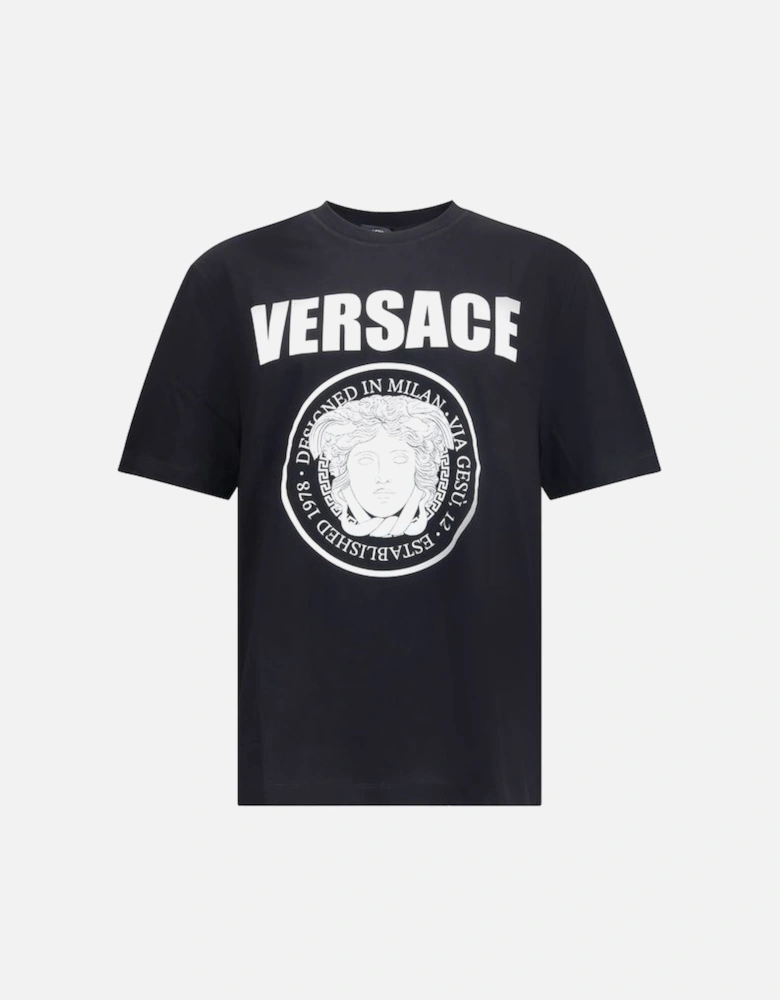 Graphic Print Crew Neck Tee