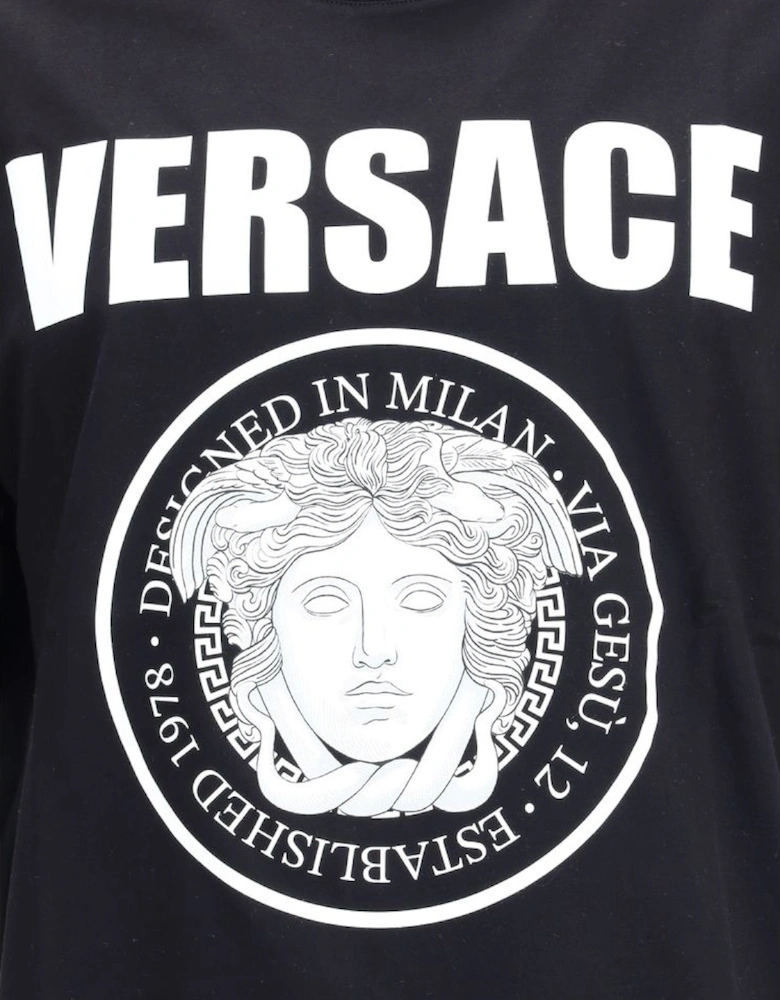 Graphic Print Crew Neck Tee