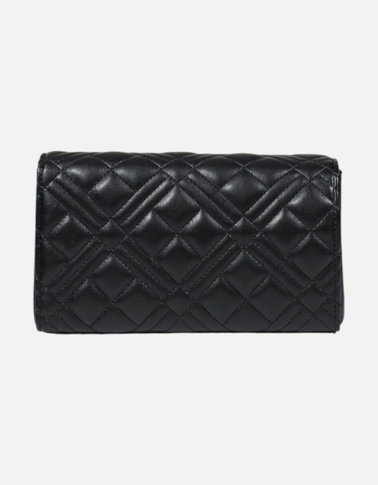 Clip Fastening Shoulder Bag with Polyurethane Composition