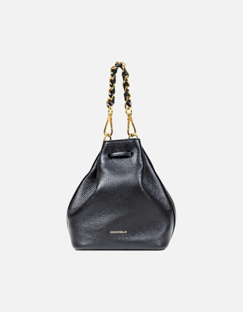 Leather Bag with Inside and Outside Pockets
