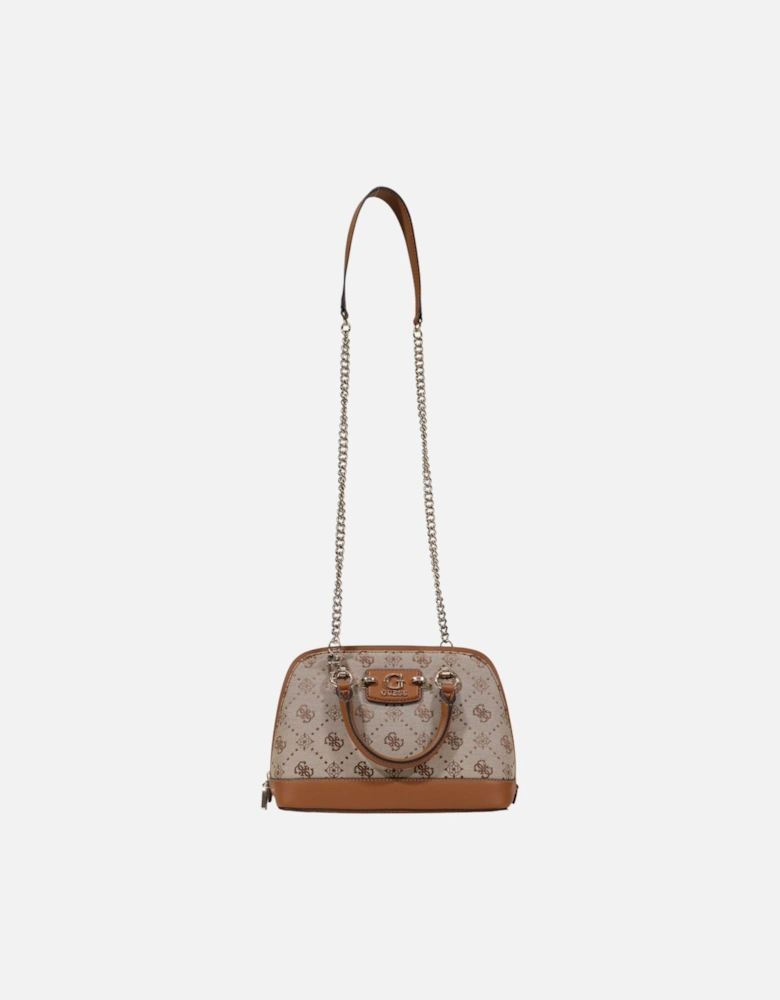 Noelle Dome Satchel Logo Print