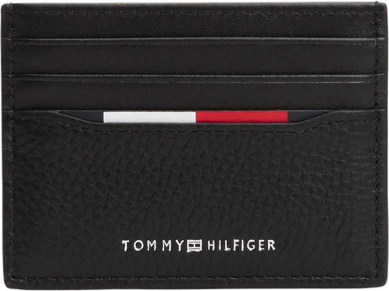 Leather Card Holder Stripe Detail
