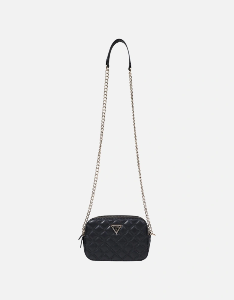 Zip Fastening Polyurethane Bag with Inside Pockets