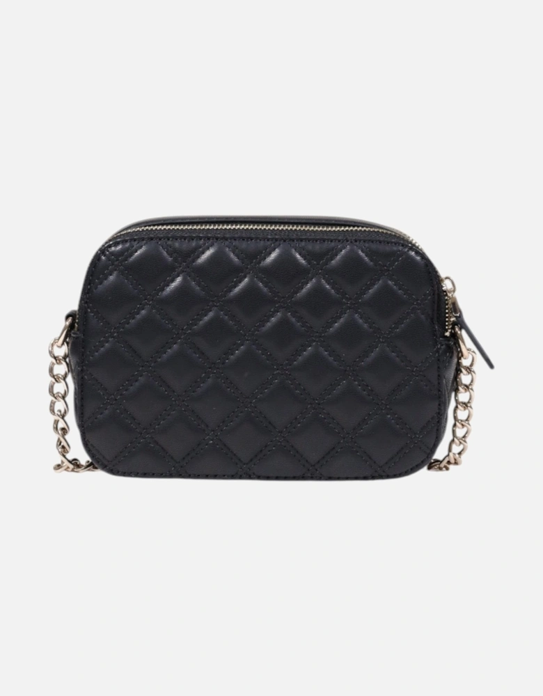 Zip Fastening Polyurethane Bag with Inside Pockets
