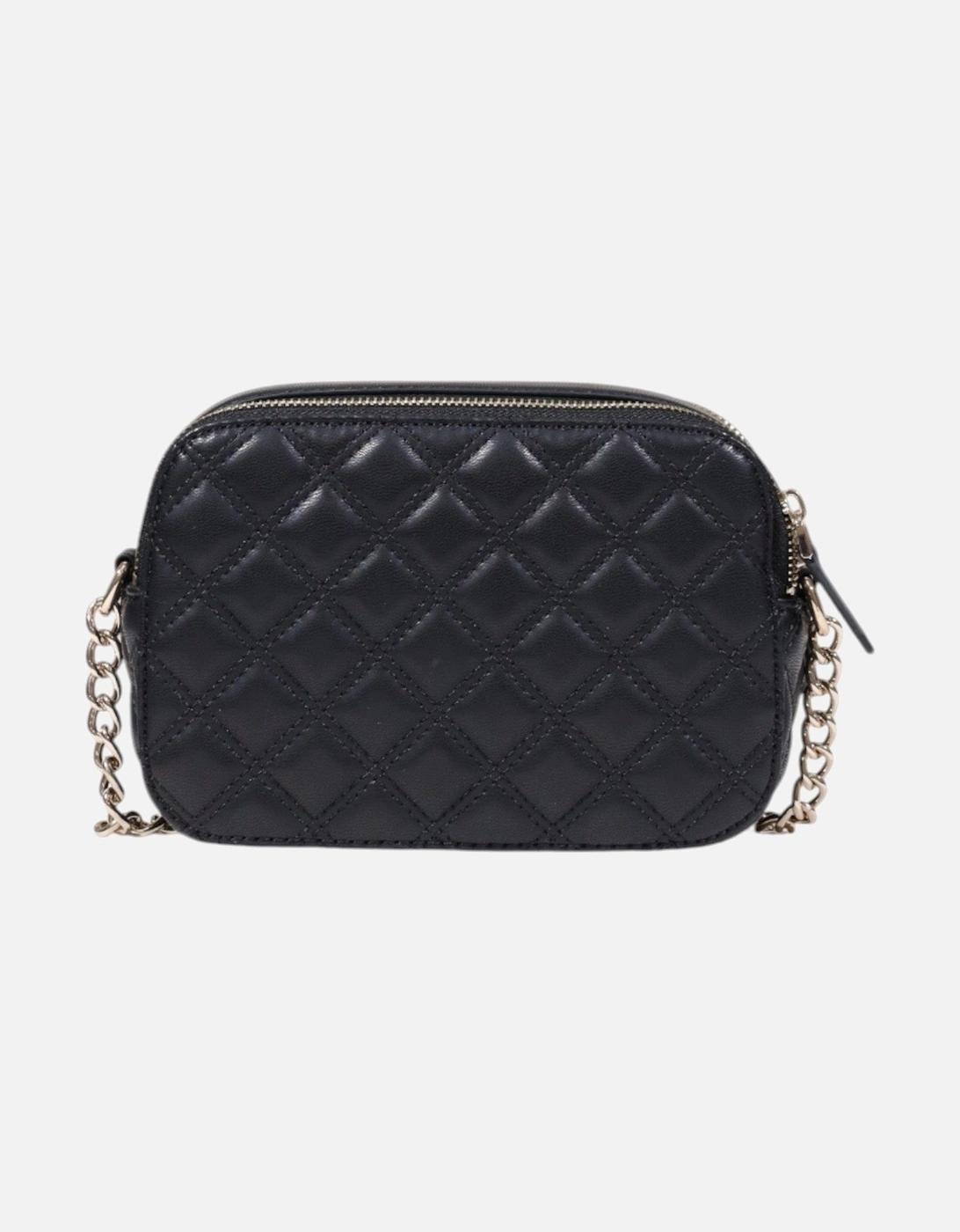 Zip Fastening Polyurethane Bag with Inside Pockets