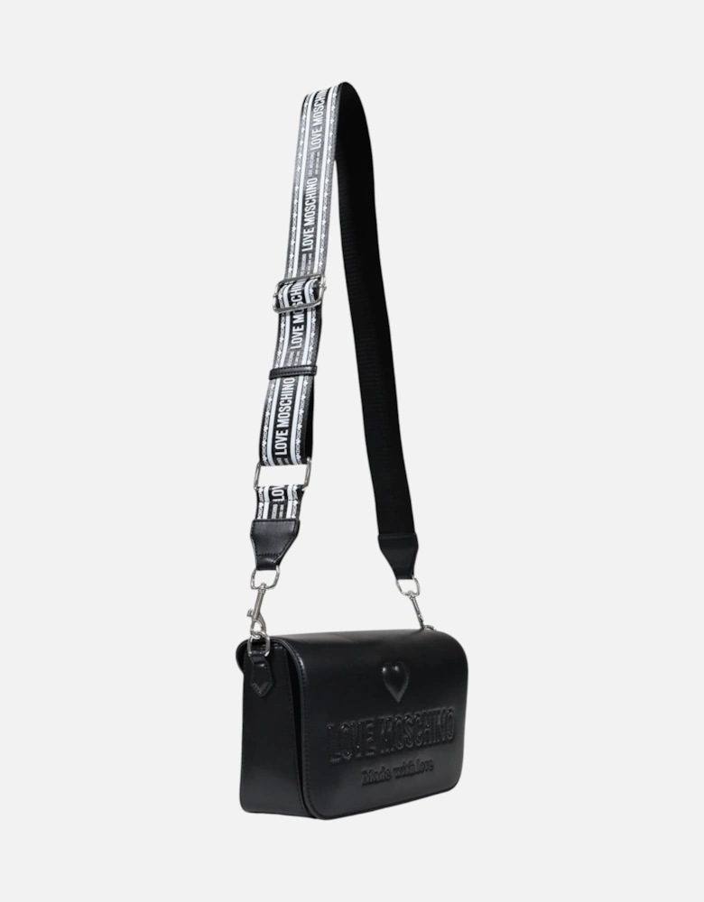 Elegant Polyurethane Shoulder Bag