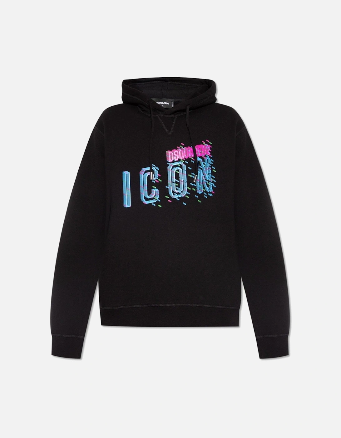Hooded Print Cotton Slip-On Sweatshirt, 4 of 3