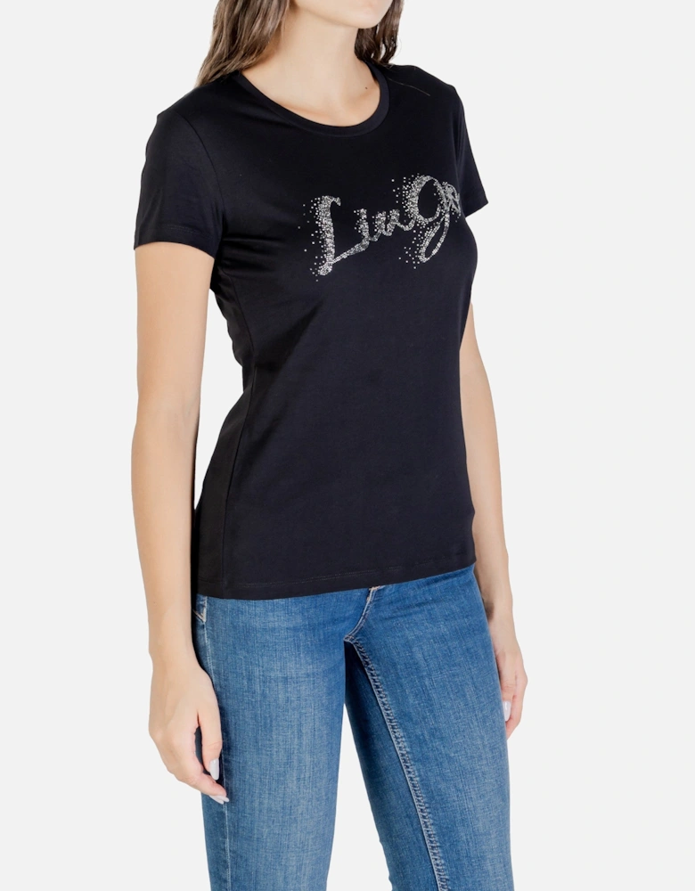Printed Short Sleeve Round Neck T-Shirt