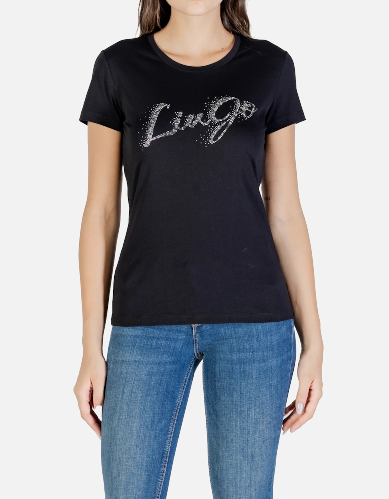 Printed Short Sleeve Round Neck T-Shirt
