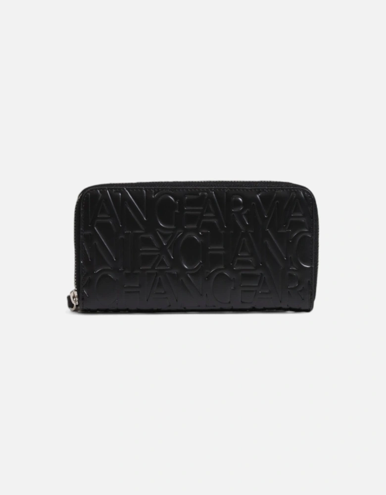 Embossed Logo ZipAround Wallet