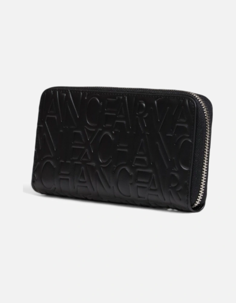 Embossed Logo ZipAround Wallet