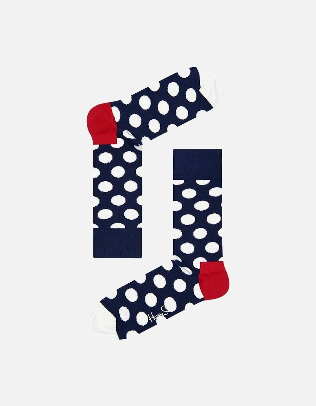 Polka Dots Socks NavyWhite Crew, 3 of 2