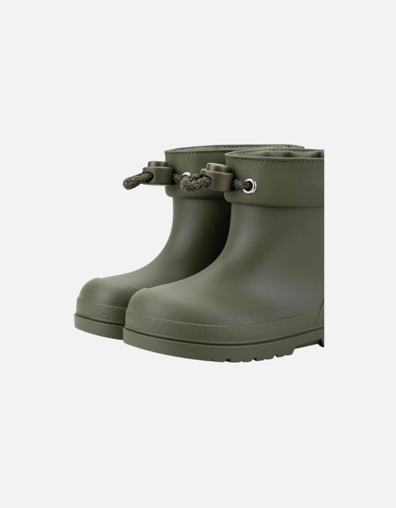 Boys Khaki Green Rain Boots