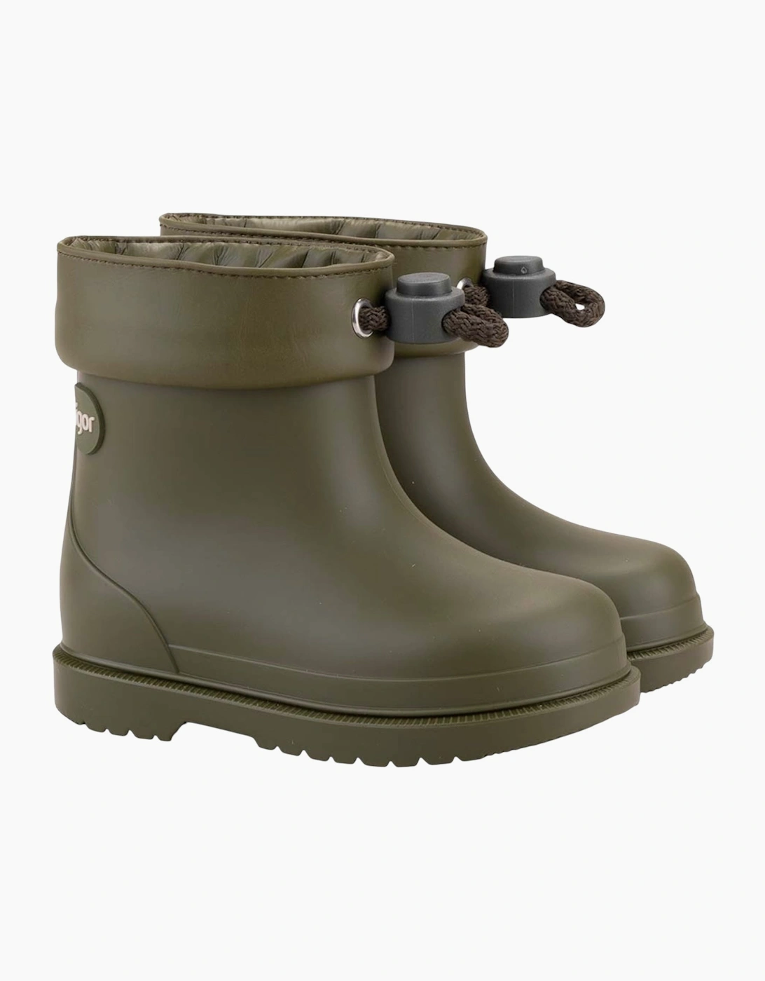 Igor Boy's Boys Khaki Green Rain Boots - Tan - Size: 4