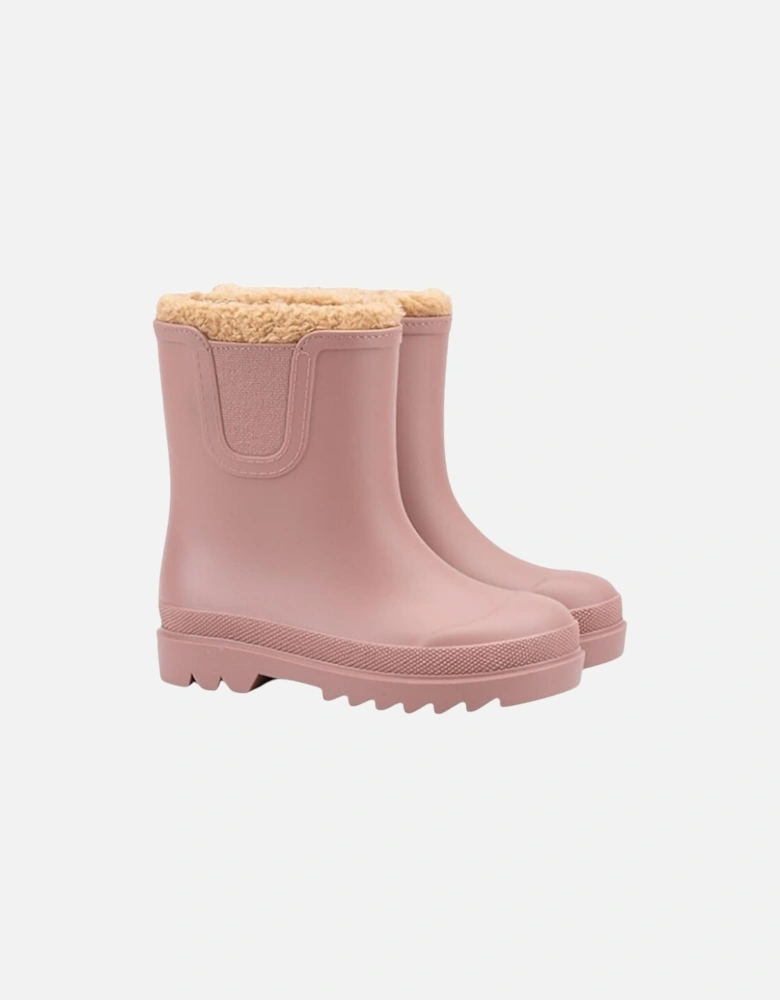 Girls Dusty Pink Rain Boots