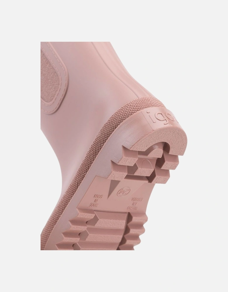Girls Dusty Pink Rain Boots