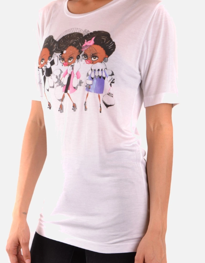 Cartoon Women Graphic Tee