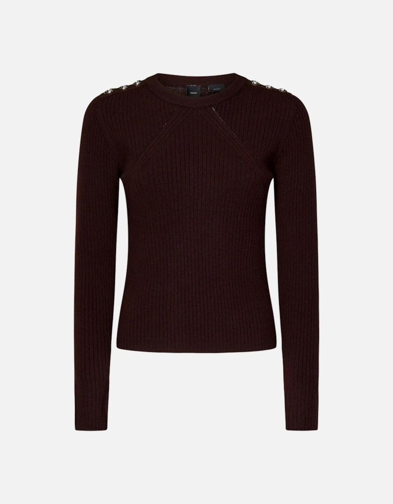 Ribbed Knit Pullover Sweater