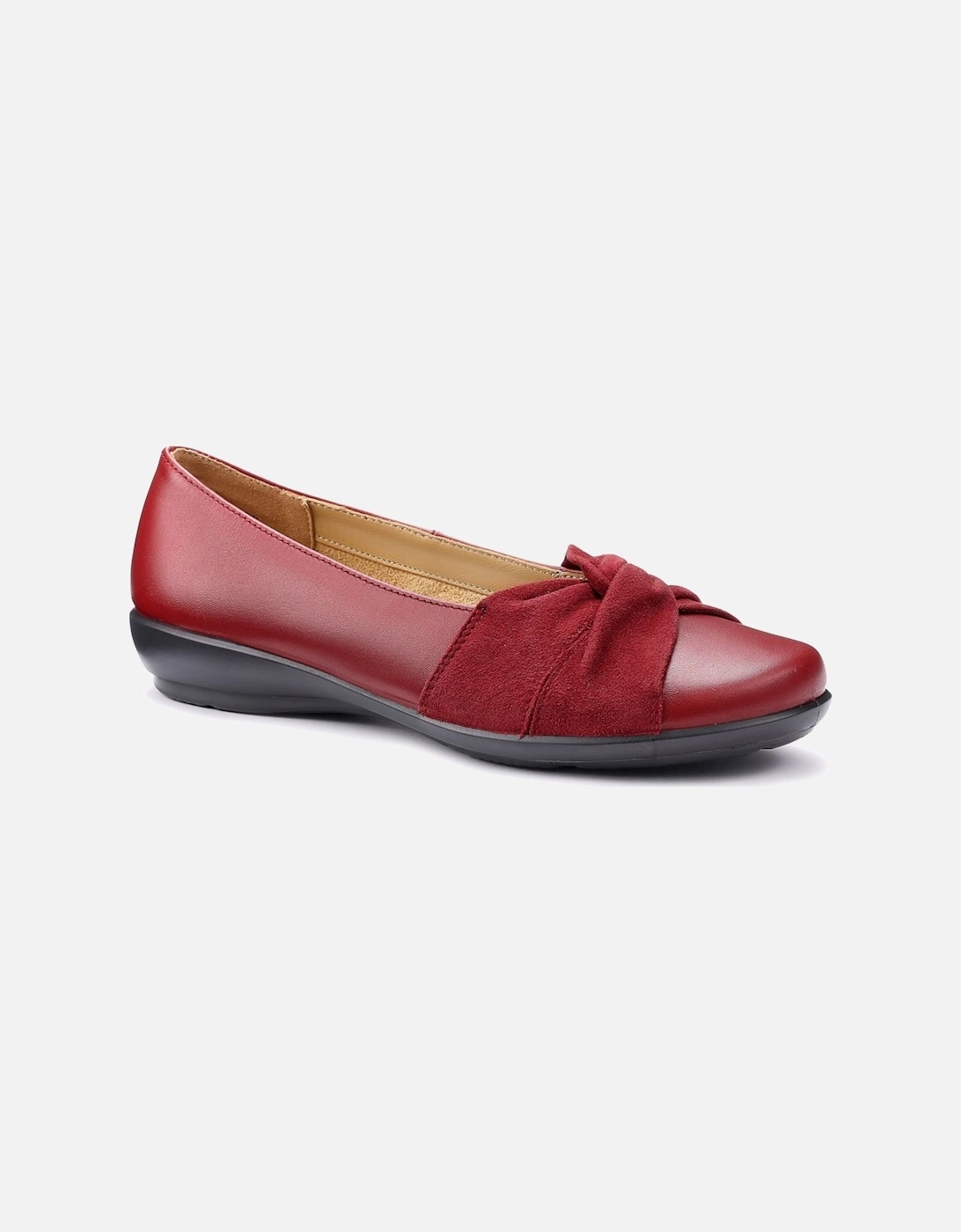 Hotter Women's Lark Womens Wide Fit Shoes - Red - Size: 9