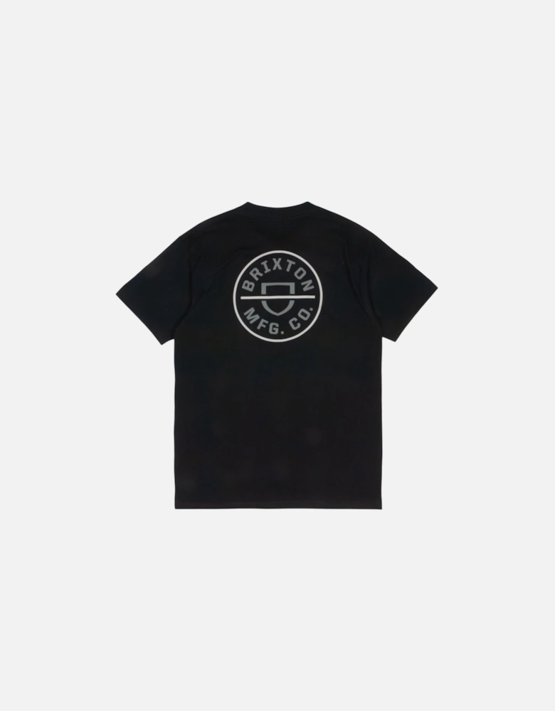 Crest II T-Shirt - Black/Dark Sage/Warm Grey