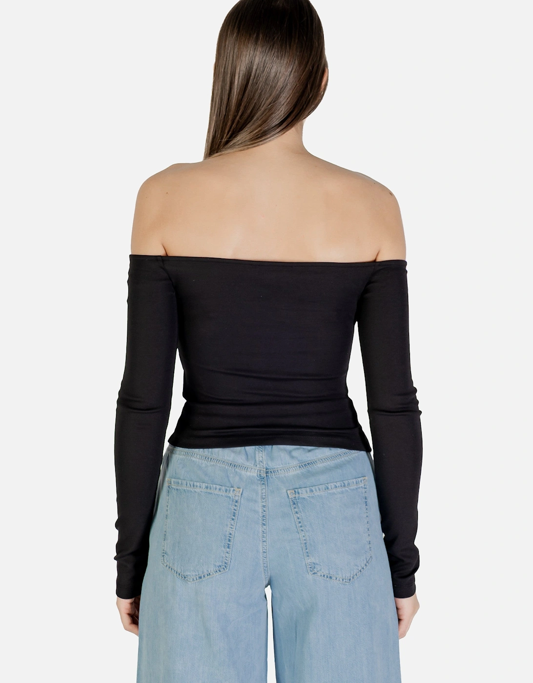 OffShoulder Long Sleeve Knit Top