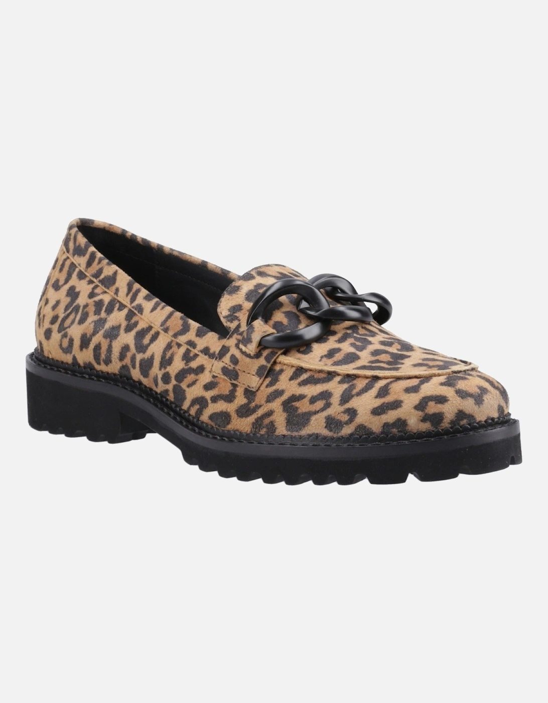 Gianna Leather Women's Leopard Loafers, 7 of 6
