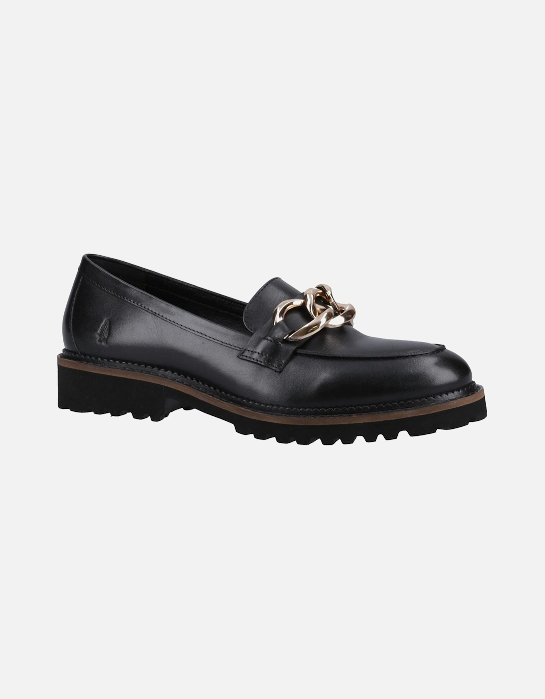 Gianna Leather Women's Black Loafers, 5 of 4