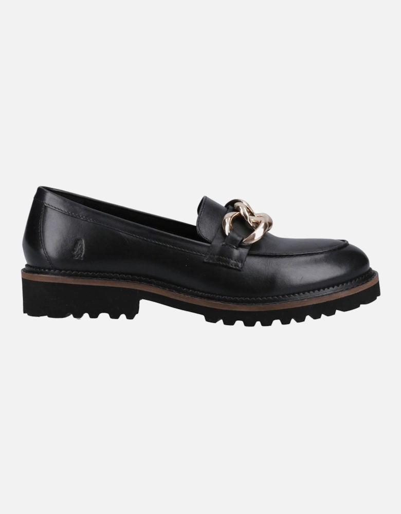 Gianna Leather Women's Black Loafers