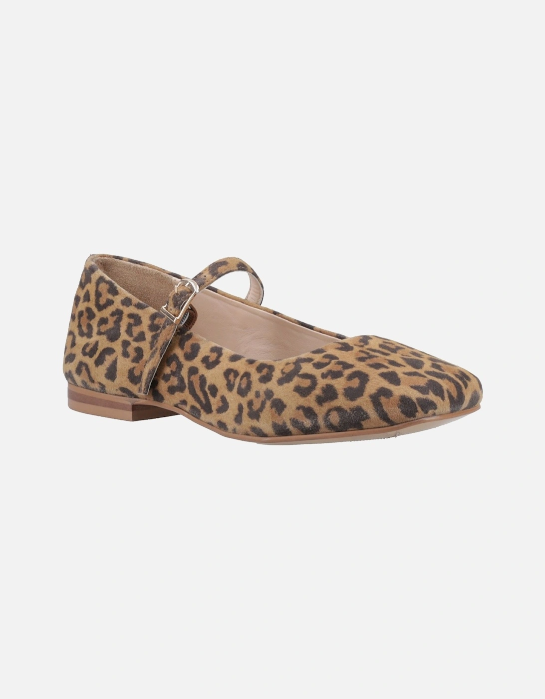 Hush Puppies Women's Hush Puppies Pasha Suede Women's Leopard Flats - Brown